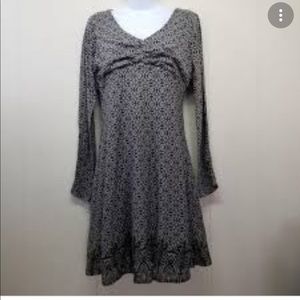 Athleta Sz large stretch dress athletic casual geometric print